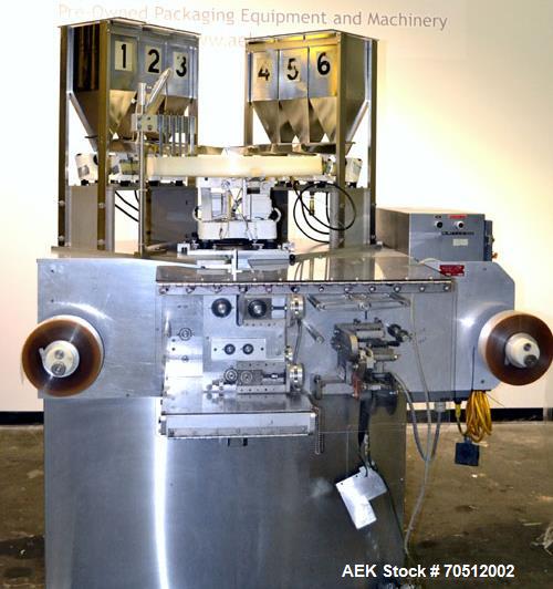 Used Wrap Ade Model TT4 Vertical Strip Packaging Machine