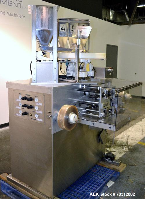 Used- Wrap Ade Model TT4 Vertical Strip Packaging Machine