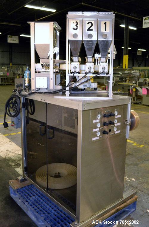 Used Wrap Ade Model TT4 Vertical Strip Packaging Machine