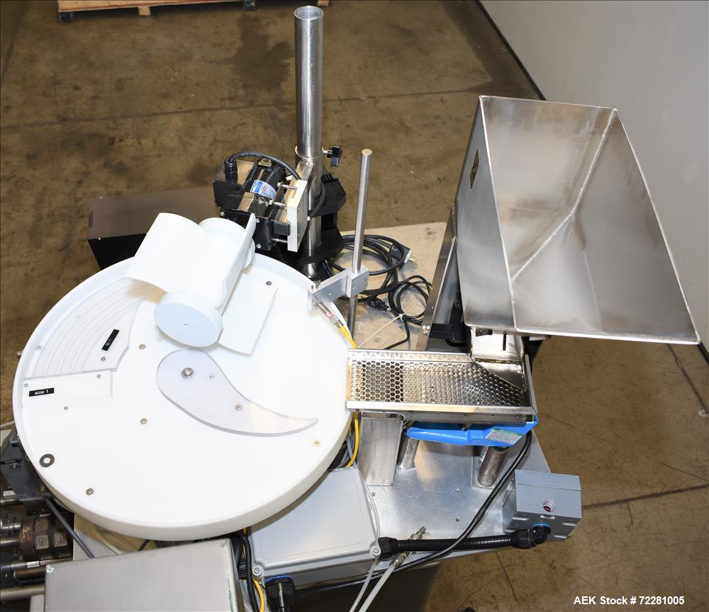 Used Wrapade Model UPH 4 Vertical Strip/Pouch Machine for Vitamins/Candy