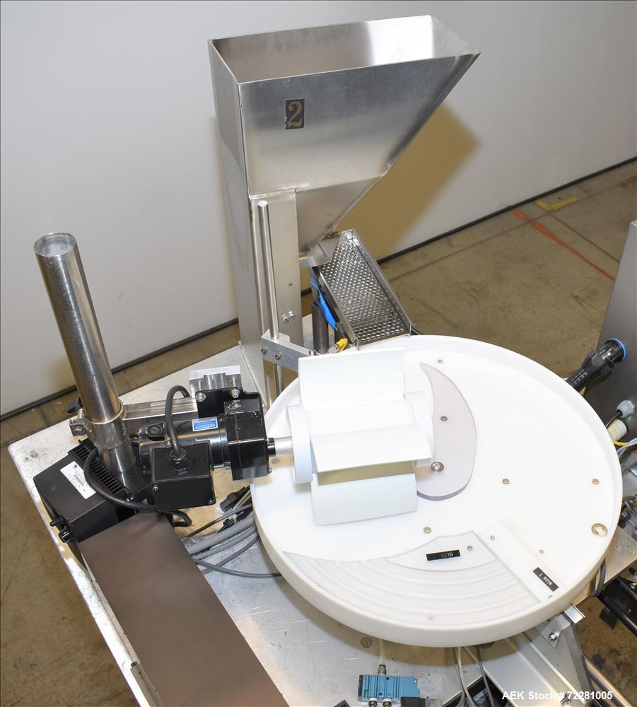 Used Wrapade Model UPH 4 Vertical Strip/Pouch Machine for Vitamins/Candy