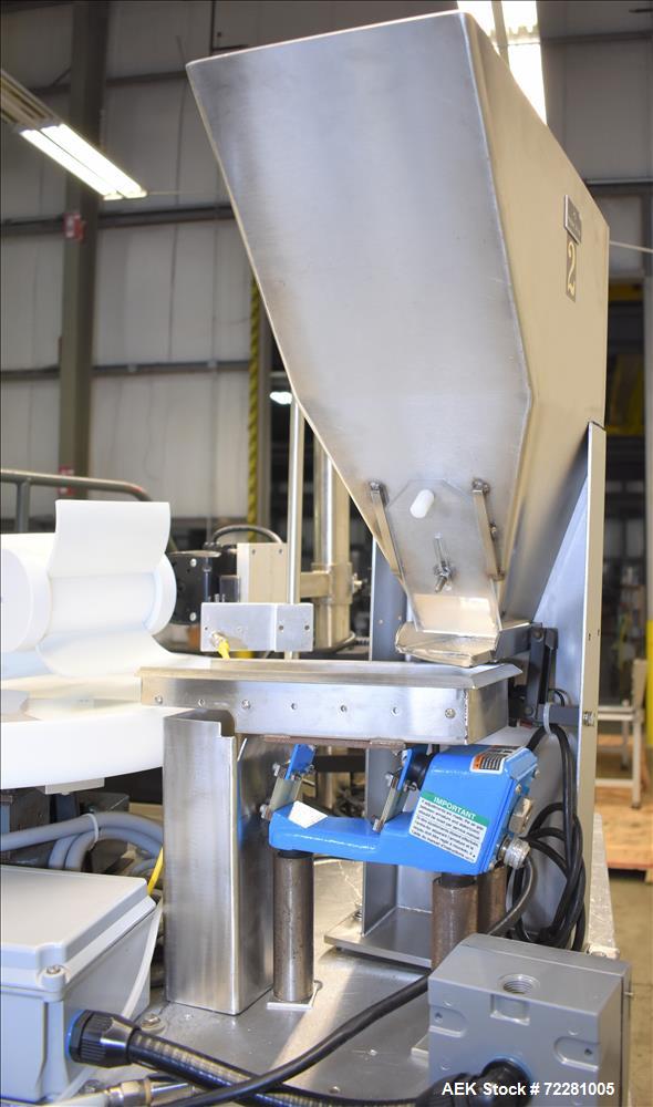 Used Wrapade Model UPH 4 Vertical Strip/Pouch Machine for Vitamins/Candy
