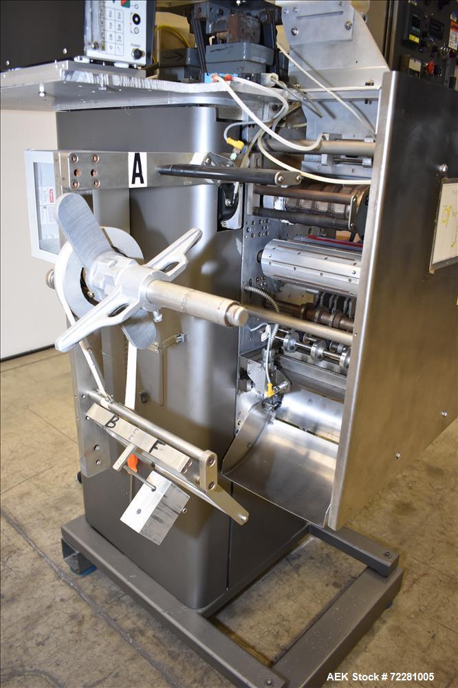 Used Wrapade Model UPH 4 Vertical Strip/Pouch Machine for Vitamins/Candy