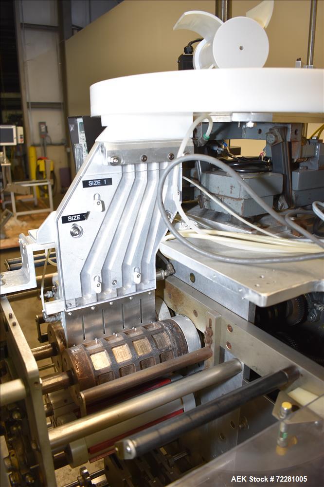 Used Wrapade Model UPH 4 Vertical Strip/Pouch Machine for Vitamins/Candy
