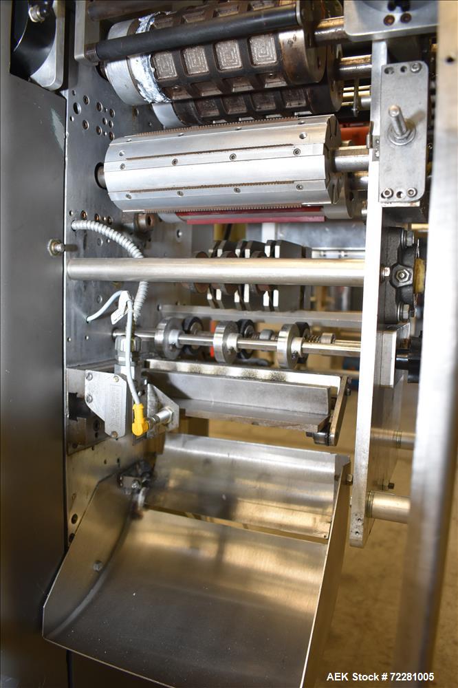 Used Wrapade Model UPH 4 Vertical Strip/Pouch Machine for Vitamins/Candy