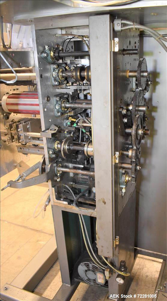 Used Wrapade Model UPH 4 Vertical Strip/Pouch Machine for Vitamins/Candy
