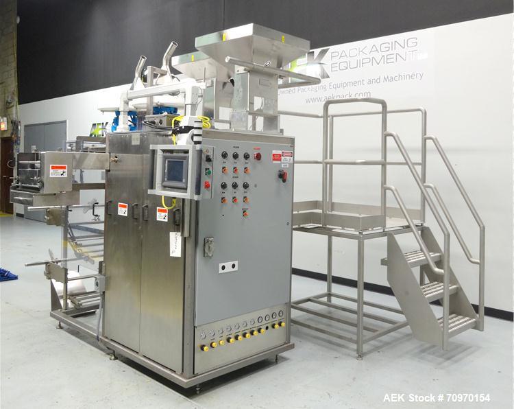 Used Wrap Ade Model V-612 Vertical Strip Packager