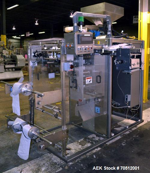 Used WrapAde Model VSP 6R2 Vertical Strip Packaging Machine