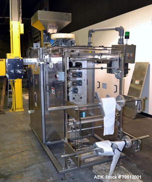 Used WrapAde Model VSP 6R2 Vertical Strip Packaging Machine