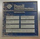 Used Paxall Circle V16 Vertical Pouch Machine with Tablet Feeder.
