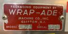 Used Wrapade Model UPH 4 Vertical Strip/Pouch Machine for Vitamins/Candy