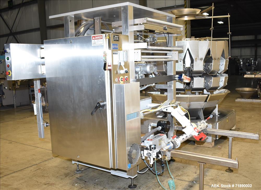 Used Bosch Model SVB3600RB Vertical Form Fill Seal Pouch Machine with Combinati