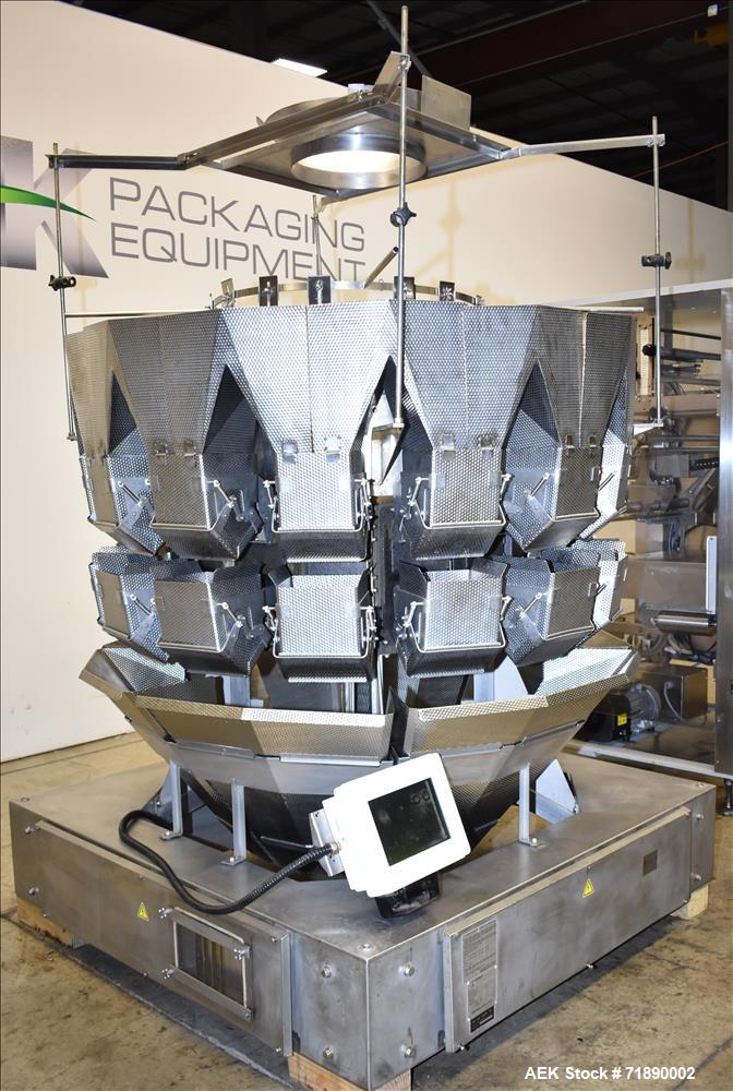 Used Bosch Model SVB3600RB Vertical Form Fill Seal Pouch Machine with Combinati