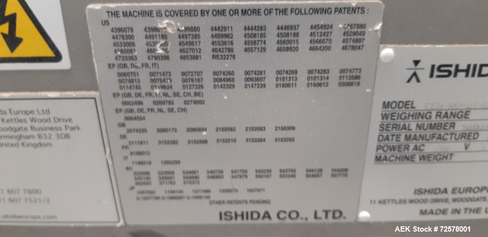 Used Bosch/Ishida Bagging Line