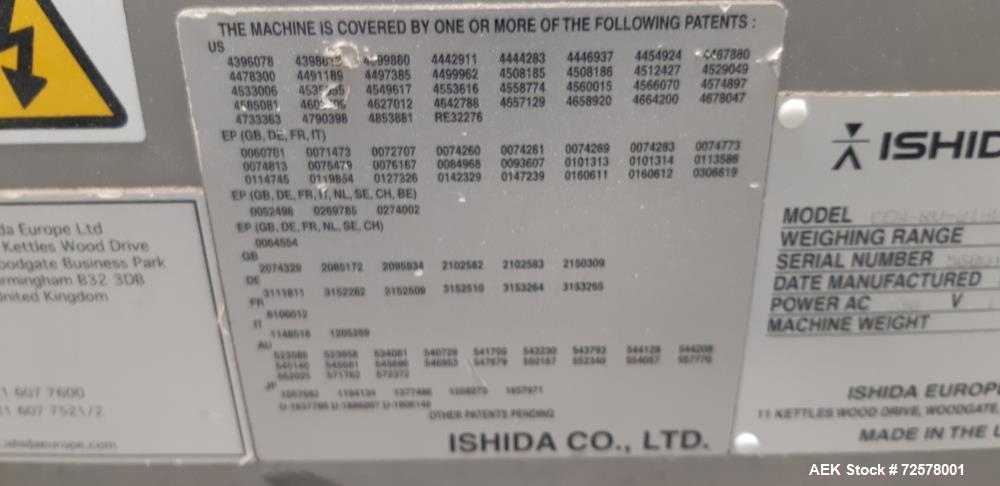 Used-Bosch/Ishida Bagging Line