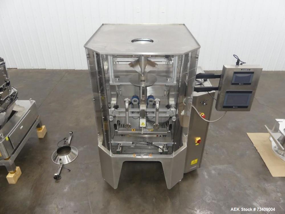 Used CF-102L Vertical Form Fill & Seal | 14 Head CCW | Gravity Metal Detector