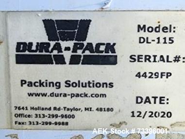 Used Dura-Pack Stand-Up Pouch Bag Weighing/Filling Machine, Model DL-115