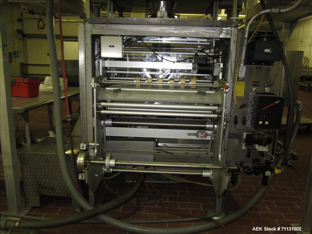 Used Eagle Packaging Transpack II with Eagle CV-14 Dimpled Bucket Scale