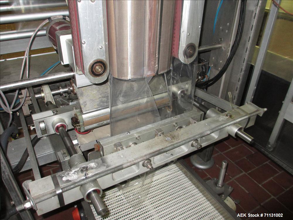 Used Eagle Packaging Transpack II with Eagle CV-14 Dimpled Bucket Scale
