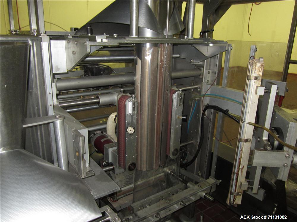 Used Eagle Packaging Transpack II with Eagle CV-14 Dimpled Bucket Scale
