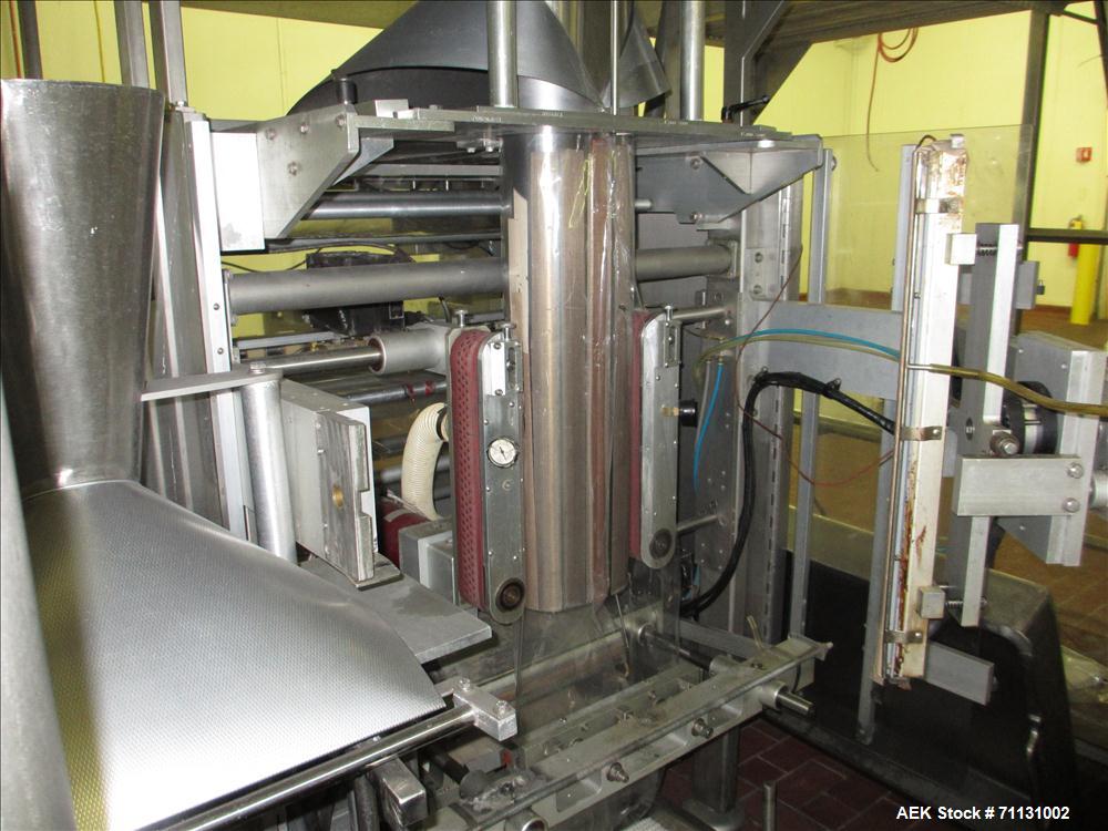 Used Eagle Packaging Transpack II with Eagle CV-14 Dimpled Bucket Scale