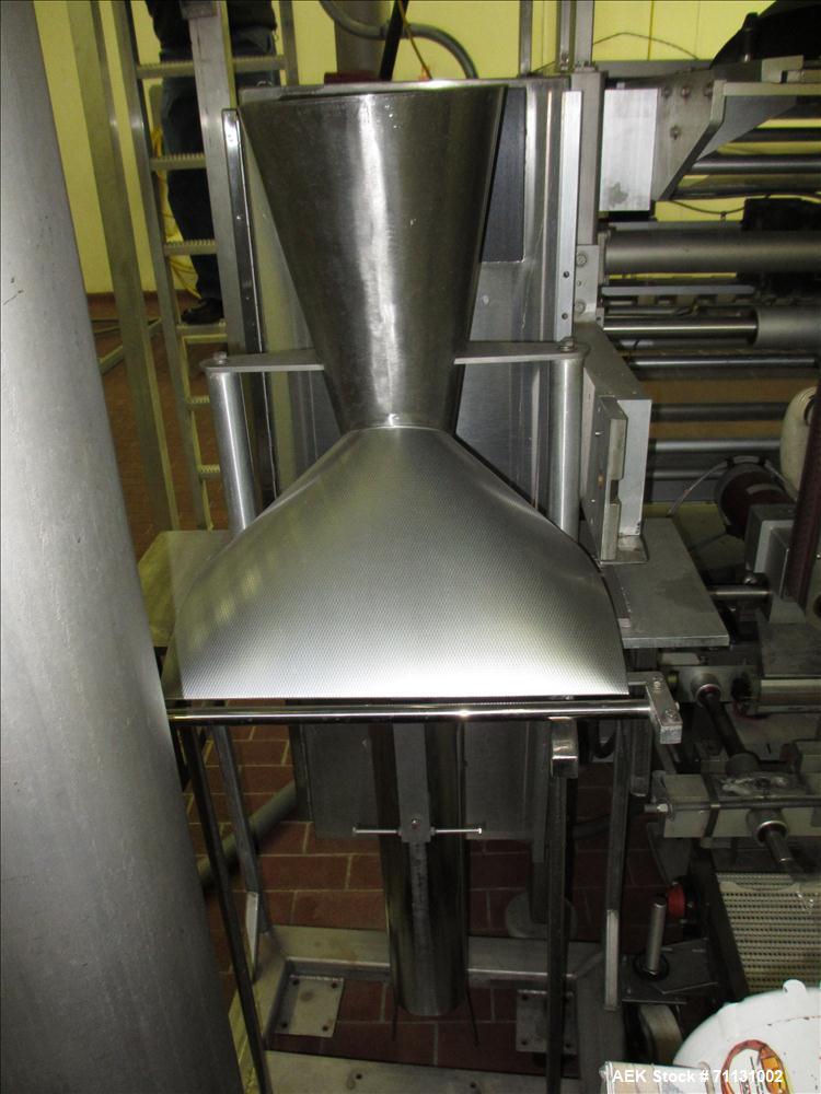 Used Eagle Packaging Transpack II with Eagle CV-14 Dimpled Bucket Scale