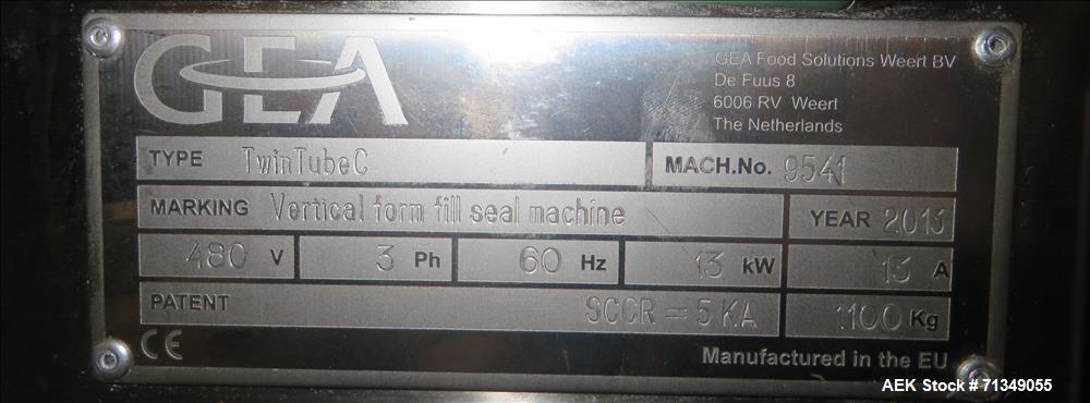 Used GEA Smartpacker Twin C High Speed Form Fill Seal Machine