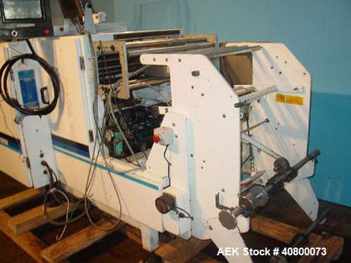 Used Hayssen Ultima CMB/SF Vertical Form Fill and Seal Bagger capable of speeds up to 110 bags per minute. Bag size range: (Width) 4" to 12" (Length) 4" to 23" Can do a 32"L bag with a double pull. C...