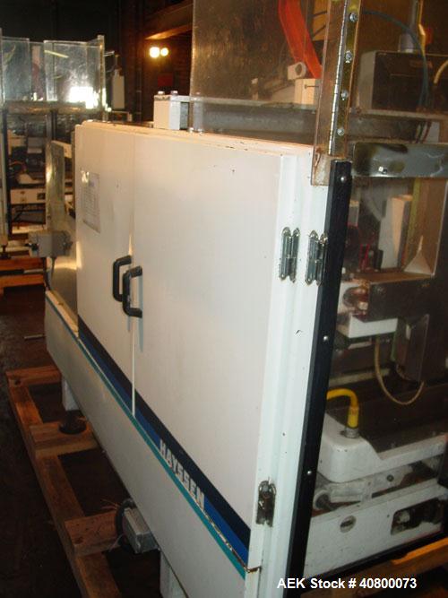 Used Hayssen Ultima CMB/SF Vertical Form Fill and Seal Bagger capable of speeds up to 110 bags per minute. Bag size range: (Width) 4" to 12" (Length) 4" to 23" Can do a 32"L bag with a double pull. C...