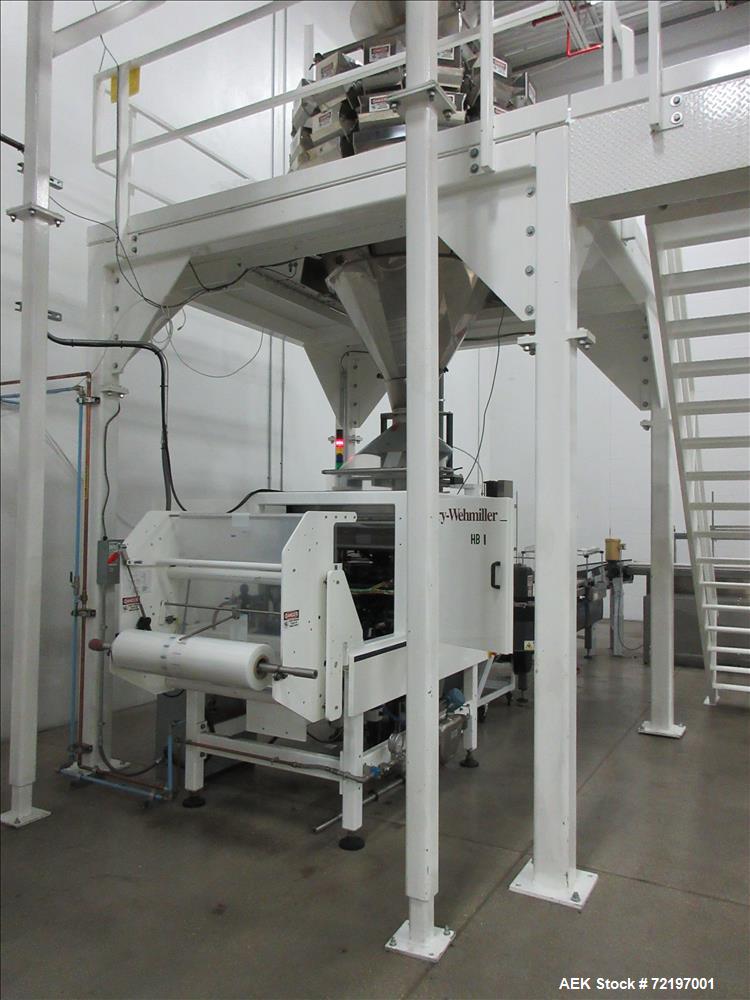 Used Hayssen Model SV-15-24HP Vertical Form Fill Seal Machine
