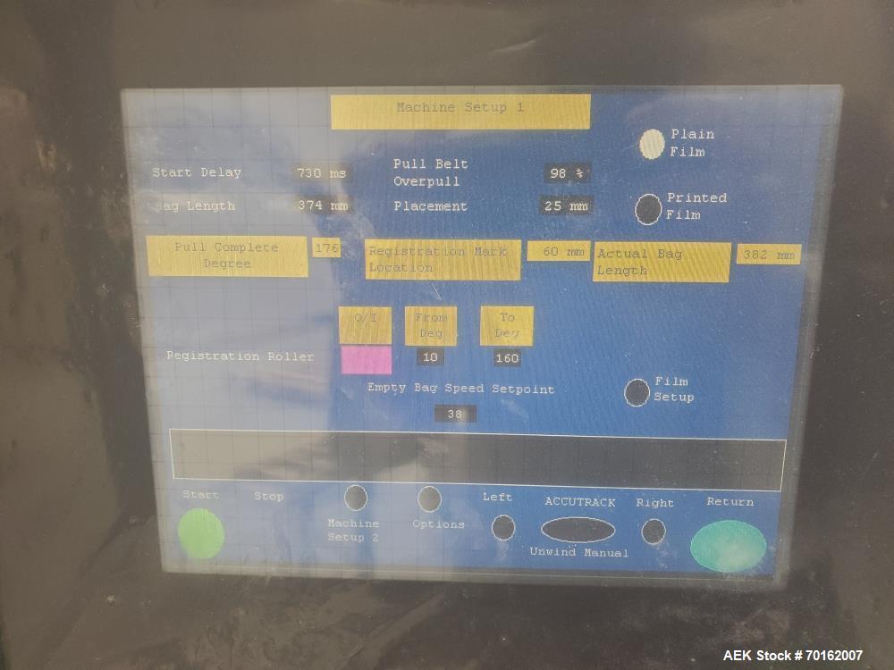 Used-Hayssen Vertical Form, Fill & Seal Machine