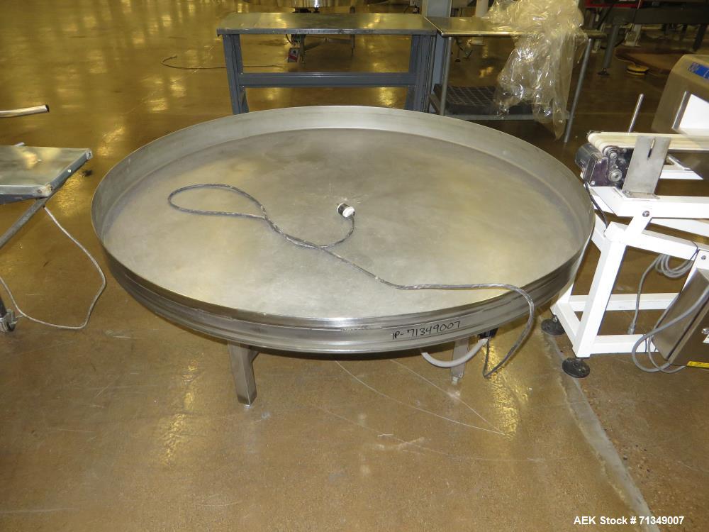 Used Hayssen Model 300E Vertical form fill and seal packaging system. Complete line includes with Ishida 16 head dimpled/embossed bucket scale  , Allen-Bradley Compact Logix L31 controls,  mild steel...