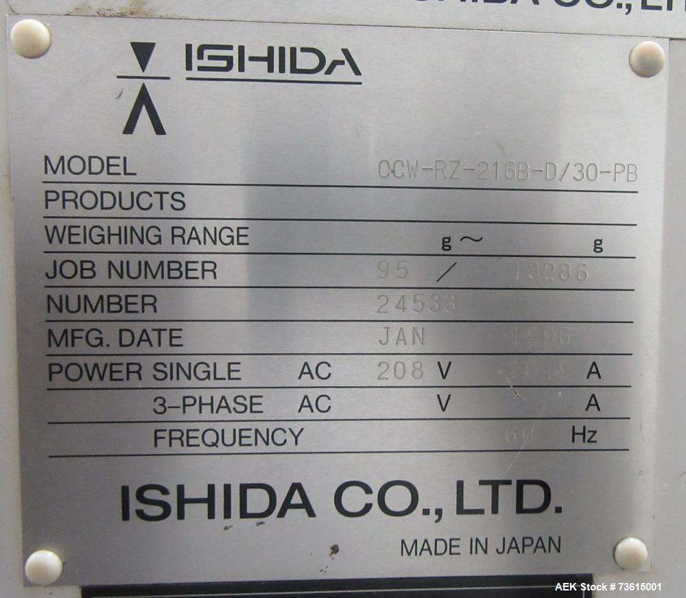 Used Hayssen Ultima 8-16 HPR Twin Tube VFFS Bagger with Ishida 16 Head Scale