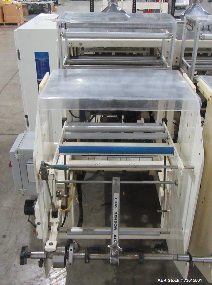 Used Hayssen Ultima 8-16 HPR Twin Tube VFFS Bagger with Ishida 16 Head Scale