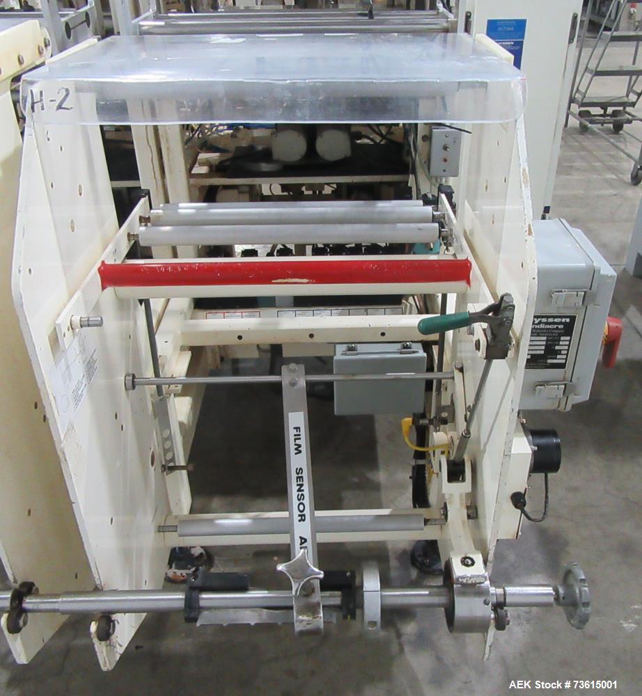 Used Hayssen Ultima 8-16 HPR Twin Tube VFFS Bagger with Ishida 16 Head Scale