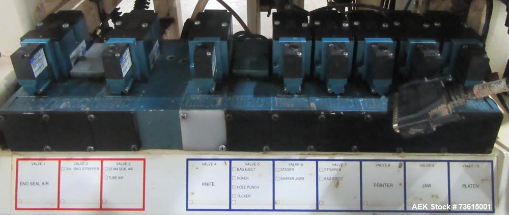 Used Hayssen Ultima 8-16 HPR Twin Tube VFFS Bagger with Ishida 16 Head Scale