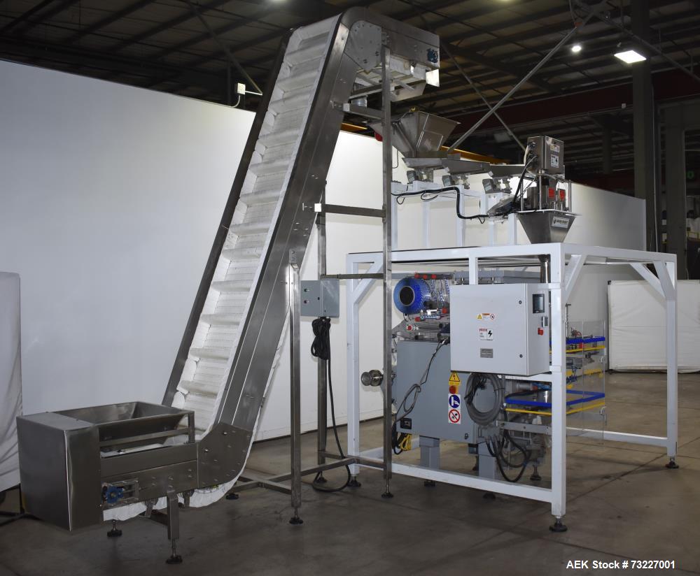 Buy Used Ilapak VFFS Packaging Machine – Candy Line, Recloseable Tape & Date Coder