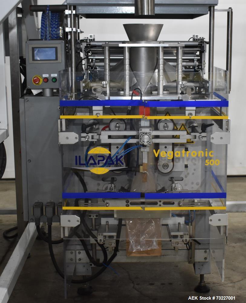 Buy Used Ilapak VFFS Packaging Machine – Candy Line, Recloseable Tape & Date Coder