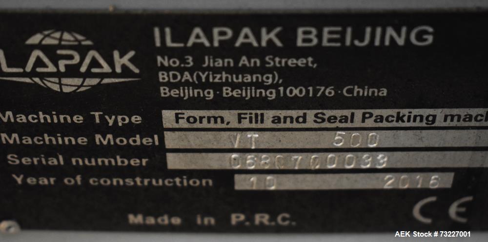 Buy Used Ilapak VFFS Packaging Machine – Candy Line, Recloseable Tape & Date Coder