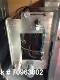 Used JDA Packaging Equipment Vertical Form, Fill and Seal Machine, Model 2100.  Seal up to 18" vertical and up to 22" roll of film.  Speeds 50-60 per minute.  Mounted on a stainless steel frame on ca...