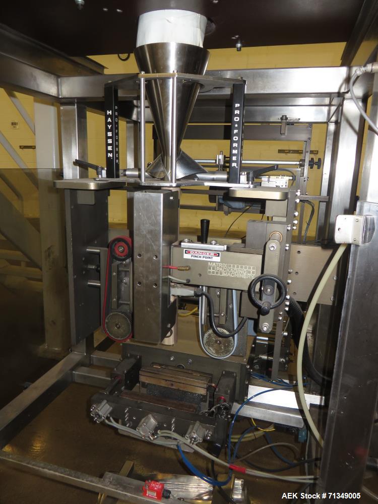 Used Matrix Vertical Form, Fill and Seal Bag Packaging Line (Matrix)