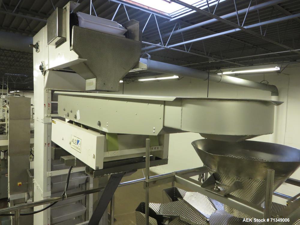 Used- Matrix Mercury Model  2840R Vertical form fill and seal packaging system. Complete line includes with Yamato Zigma Ser...