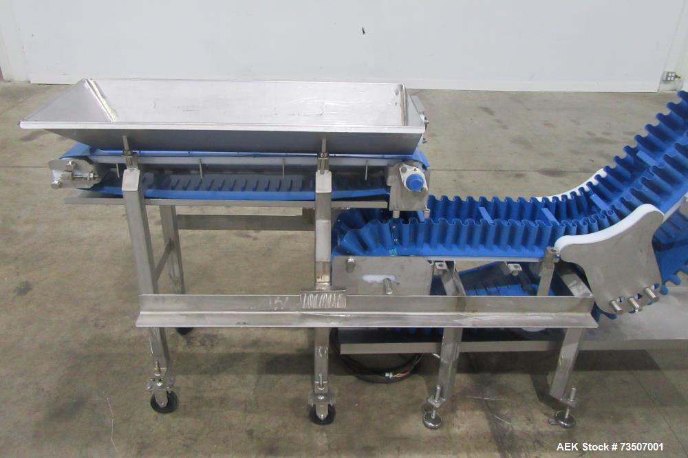 Matrix Packaging Morpheus MVC-300 Continuous Motion Washdown Bagger with Yamato 14-Head Dimpled Bucket Scale, Infeed & Turntable