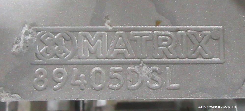 Matrix Packaging Morpheus MVC-300 Continuous Motion Washdown Bagger with Yamato 14-Head Dimpled Bucket Scale, Infeed & Turntable