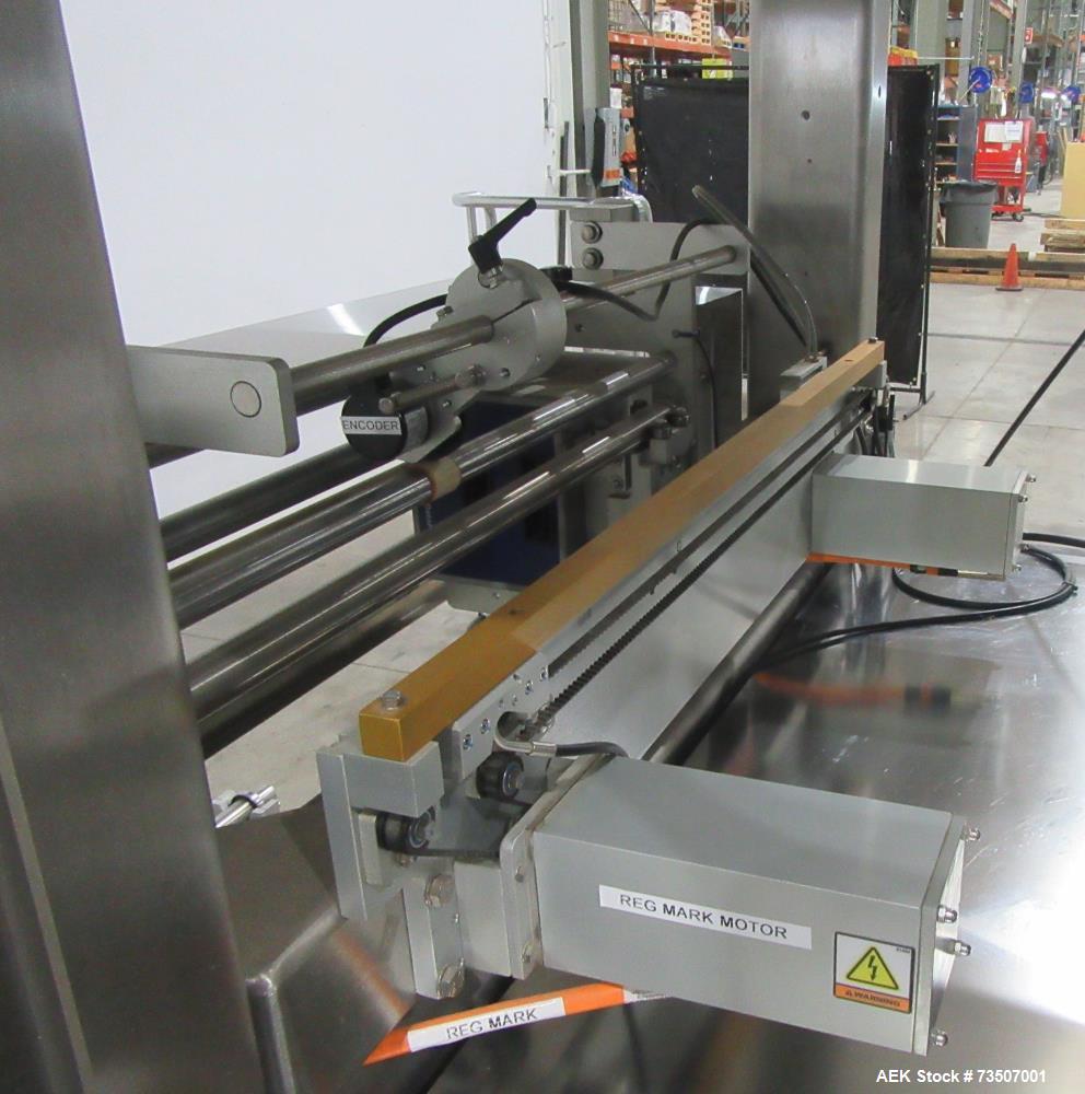 Matrix Packaging Morpheus MVC-300 Continuous Motion Washdown Bagger with Yamato 14-Head Dimpled Bucket Scale, Infeed & Turntable
