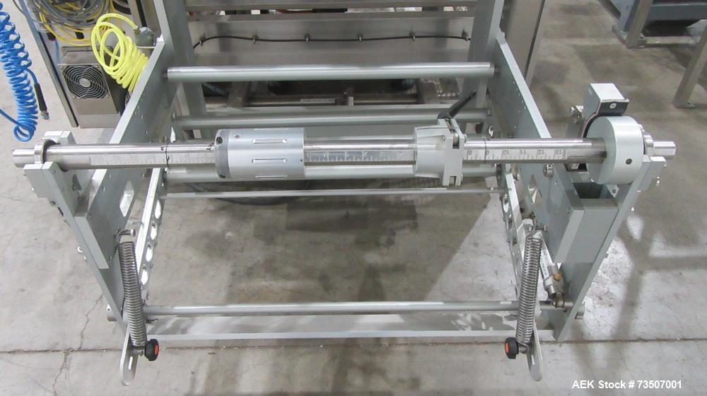 Matrix Packaging Morpheus MVC-300 Continuous Motion Washdown Bagger with Yamato 14-Head Dimpled Bucket Scale, Infeed & Turntable