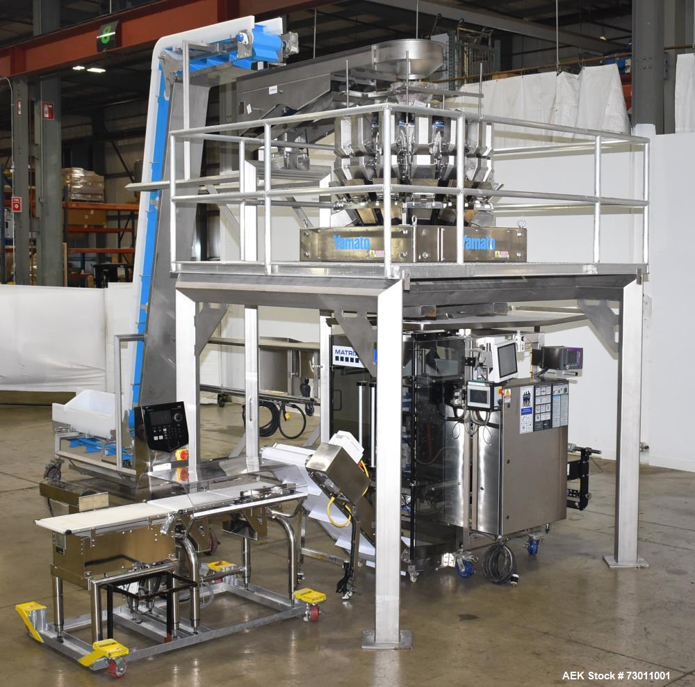 Used Matrix Mercury Vertical Form Fill Seal (VFFS) Packaging System – Complete Line