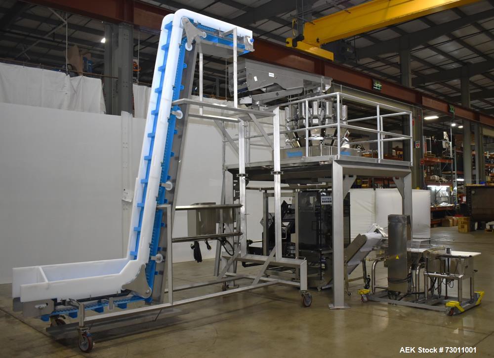Used Matrix Mercury Vertical Form Fill Seal (VFFS) Packaging System – Complete Line