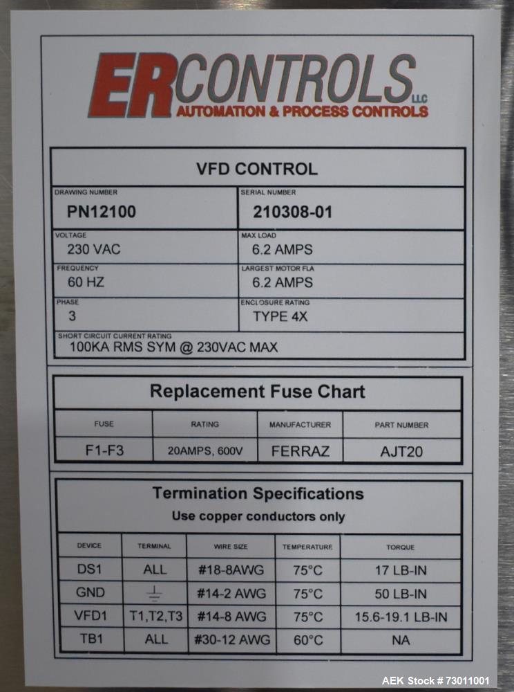 Used Matrix Mercury Vertical Form Fill Seal (VFFS) Packaging System – Complete Line