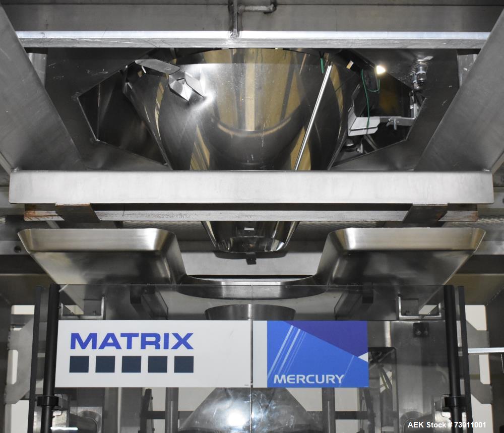 Used Matrix Mercury Vertical Form Fill Seal (VFFS) Packaging System – Complete Line